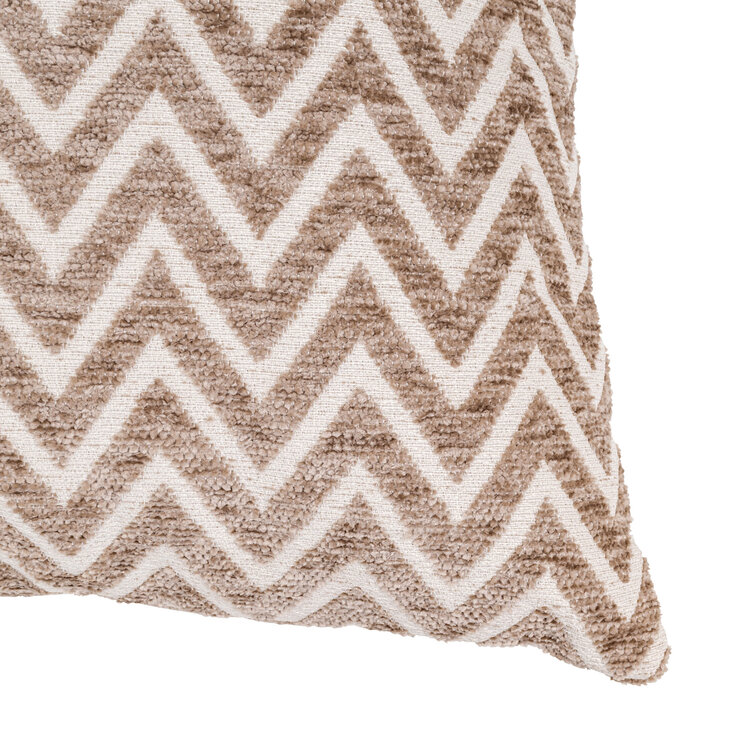 Richmond Interiors Kussen Nino sand chevron 50x50 cm