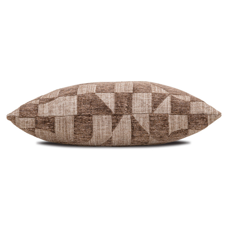 Richmond Interiors Kussen Aria brown geomatric 50x50 cm