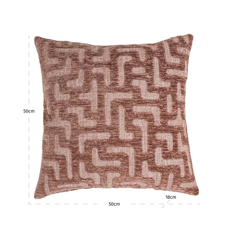 Richmond Interiors Kussen Lexa blush labyrinth 50x50 cm