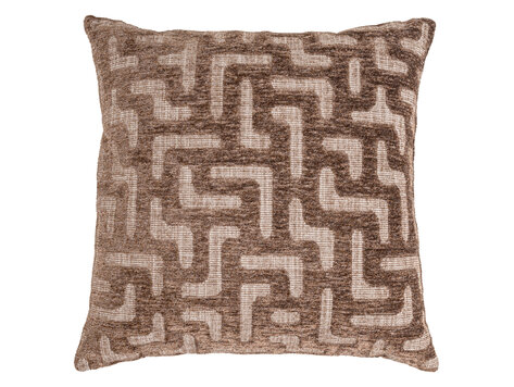 Richmond Interiors Kussen Ivy brown labyrinth 50x50 cm