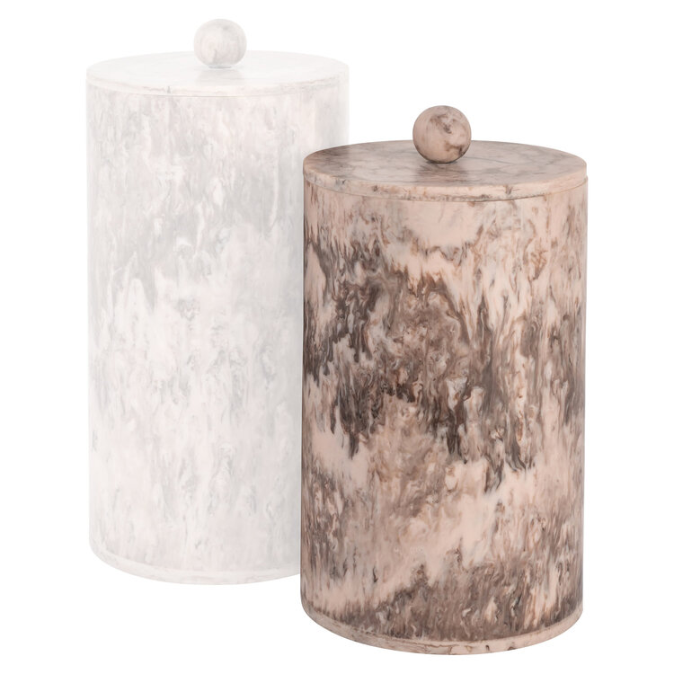 Richmond Interiors Opbergpot Rosaline chocolat brown klein