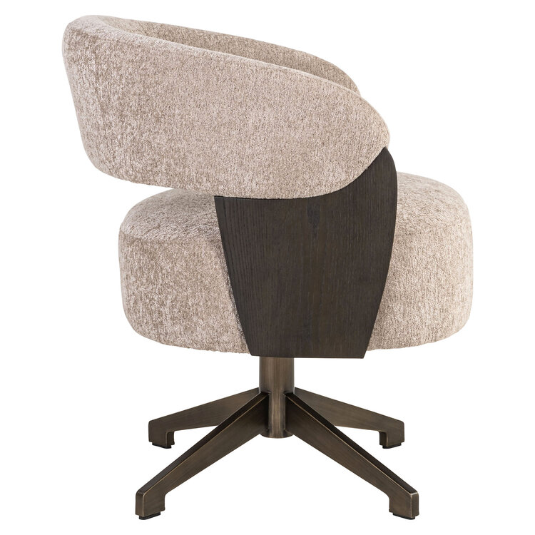 Richmond Interiors Eetkamerstoel Pollux be easy sand oak draaibaar