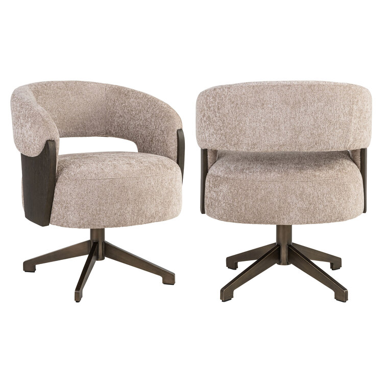 Richmond Interiors Eetkamerstoel Pollux be easy sand oak draaibaar