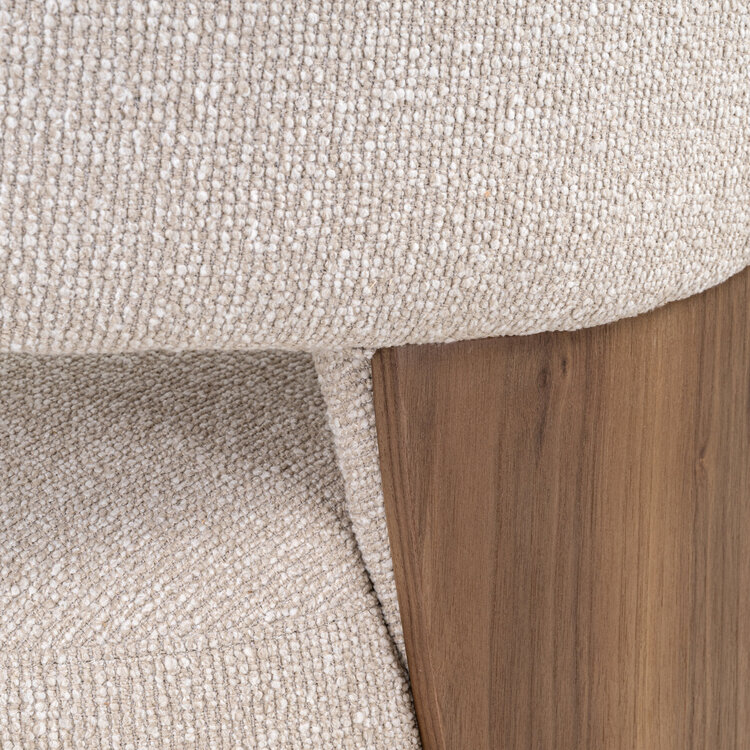 Richmond Interiors Eetkamerstoel Pollux lodge desert walnut draaibaar