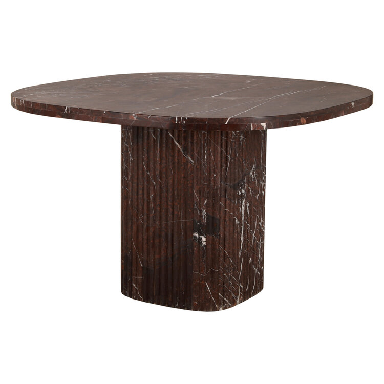 Richmond Interiors Eettafel Orchid Burgundy Marmer Ø120 cm rond