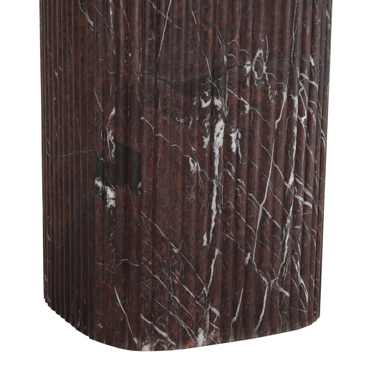 Richmond Interiors Eettafel Orchid Burgundy Marmer Ø120 cm rond
