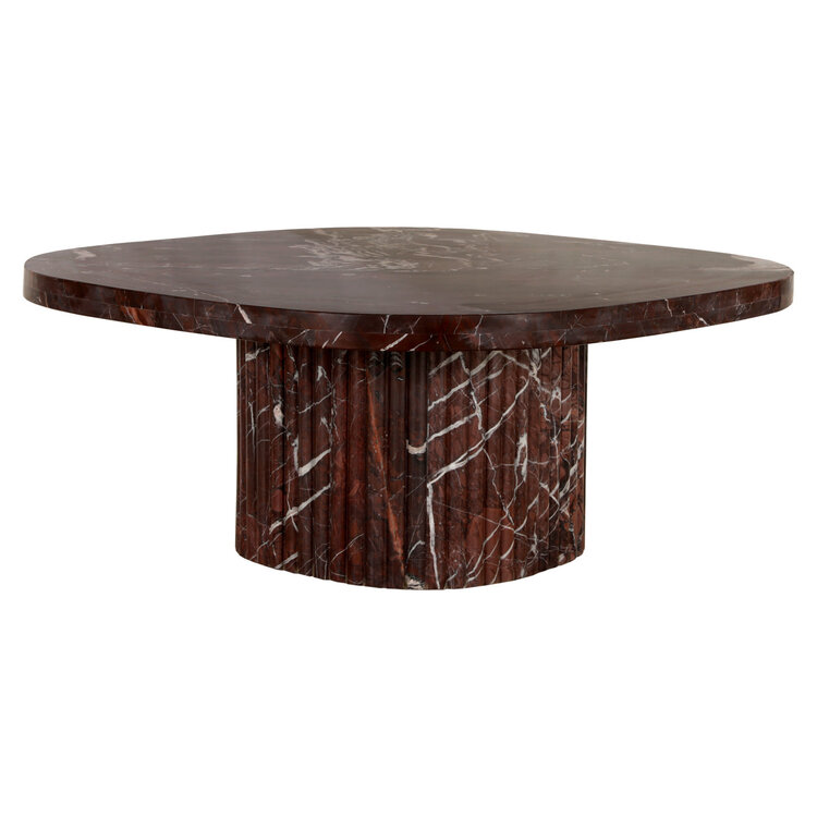 Richmond Interiors Salontafel Orchid Burgundy Marmer Ø90 cm rond