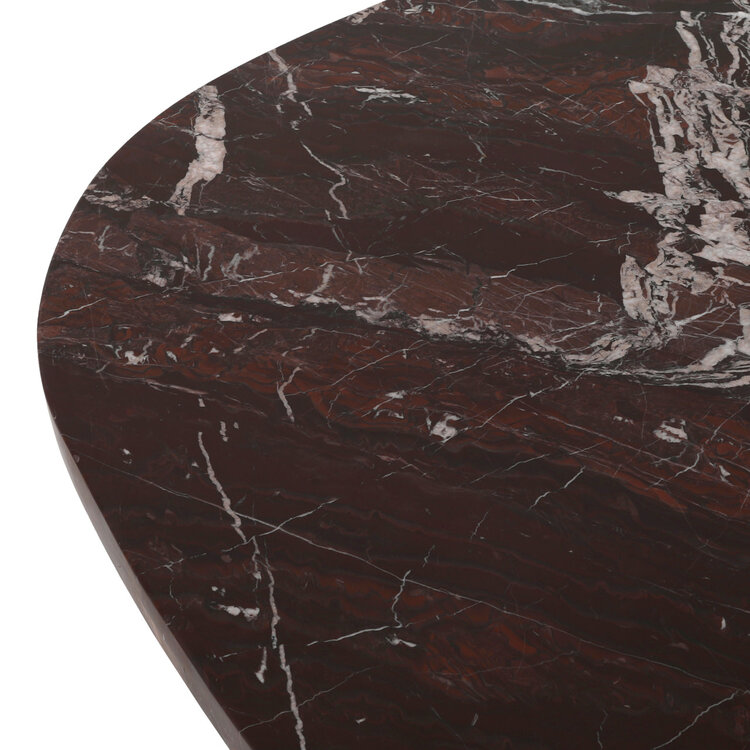 Richmond Interiors Salontafel Orchid Burgundy Marmer Ø90 cm rond