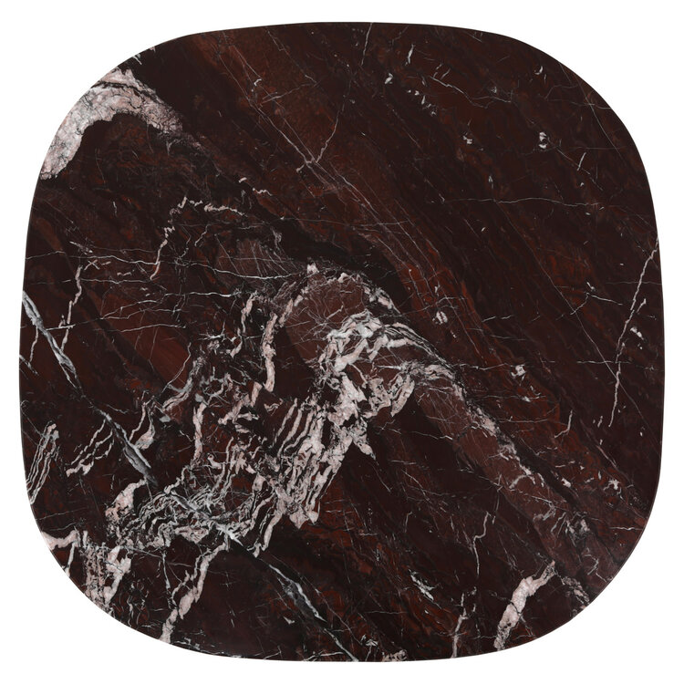 Richmond Interiors Salontafel Orchid Burgundy Marmer Ø90 cm rond