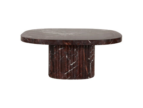 Richmond Interiors Salontafel Orchid Burgundy Marmer Ø90 cm rond