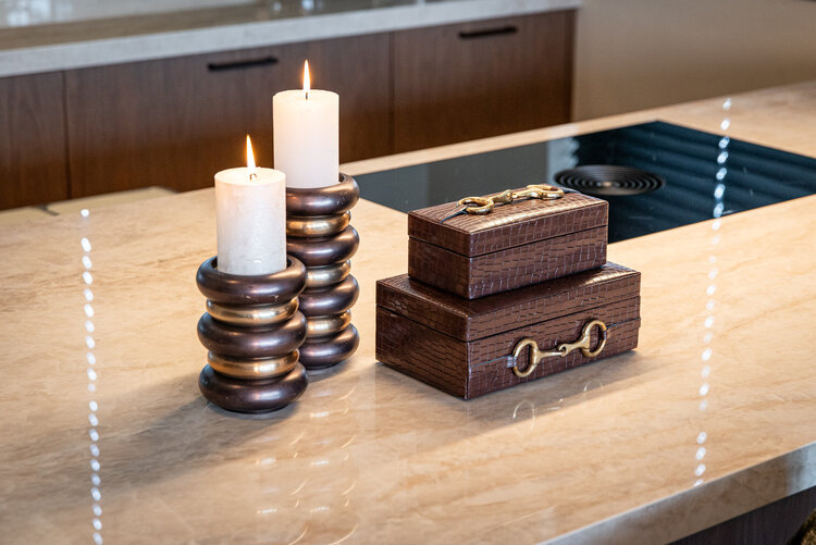 Richmond Interiors Opbergdoos Rex Dark Brown Klein