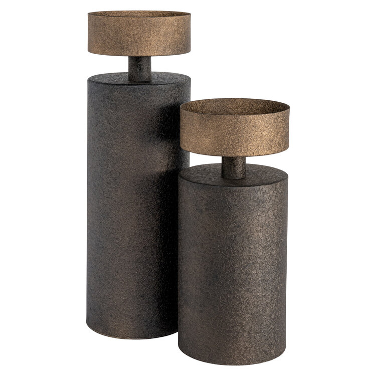 Richmond Interiors Kandelaar Harlow Brass Antique Groot