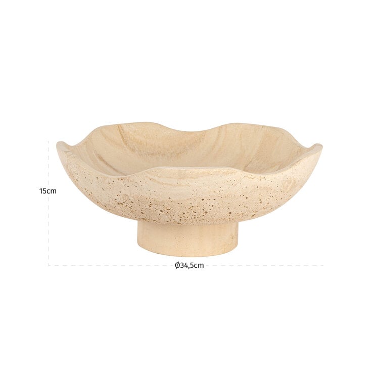 Richmond Interiors Schaal Meauve Beige