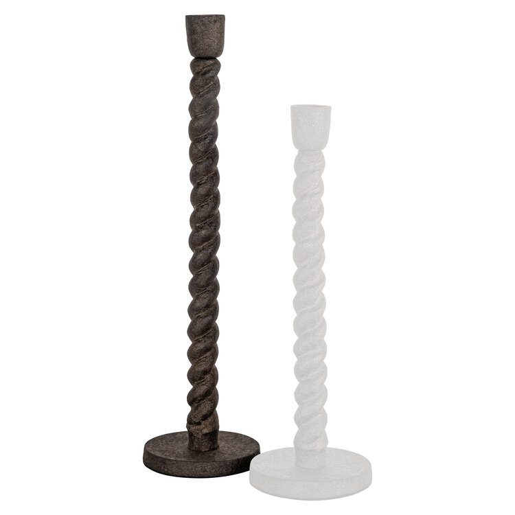 Richmond Interiors Kandelaar Milena Brass Antique Aluminium Groot