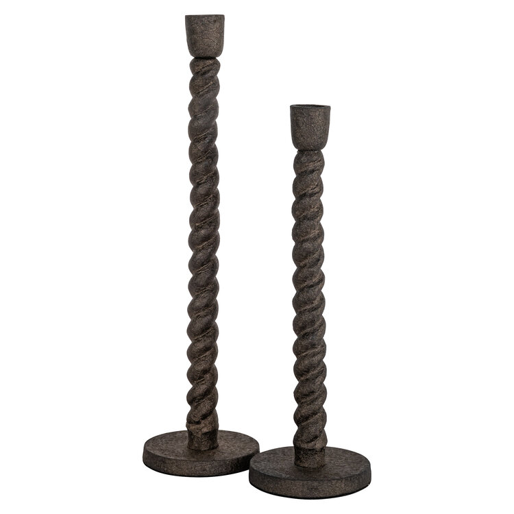 Richmond Interiors Kandelaar Milena Brass Antique Aluminium Groot
