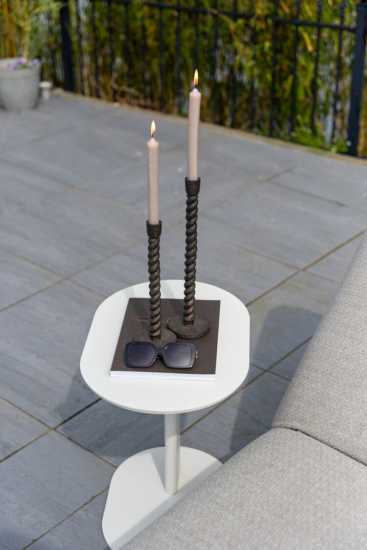 Richmond Interiors Kandelaar Milena Brass Antique Aluminium Groot