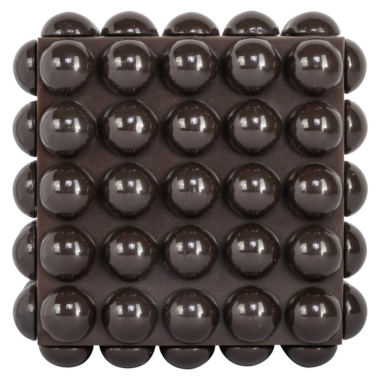 Richmond Interiors Opbergdoos Nyx Dark Brown Klein