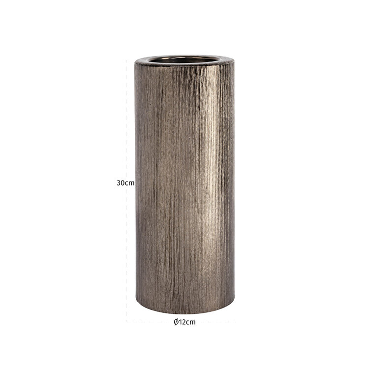 Richmond Interiors Kandelaar Rio Brass Antique Aluminium Groot