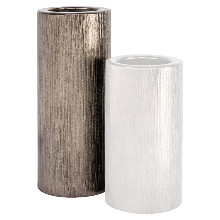 Richmond Interiors Kandelaar Rio Brass Antique Aluminium Groot