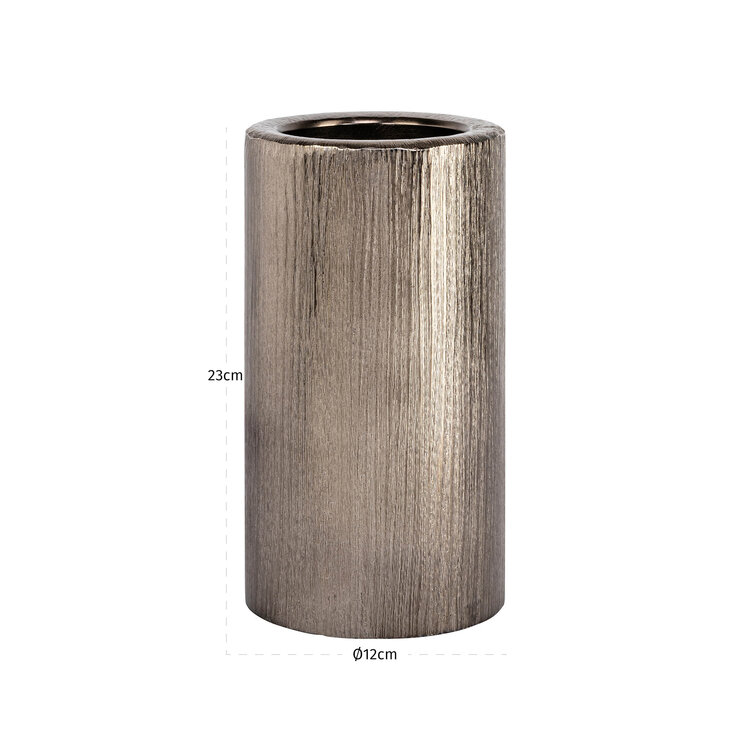 Richmond Interiors Kandelaar Rio Brass Antique Aluminium Klein