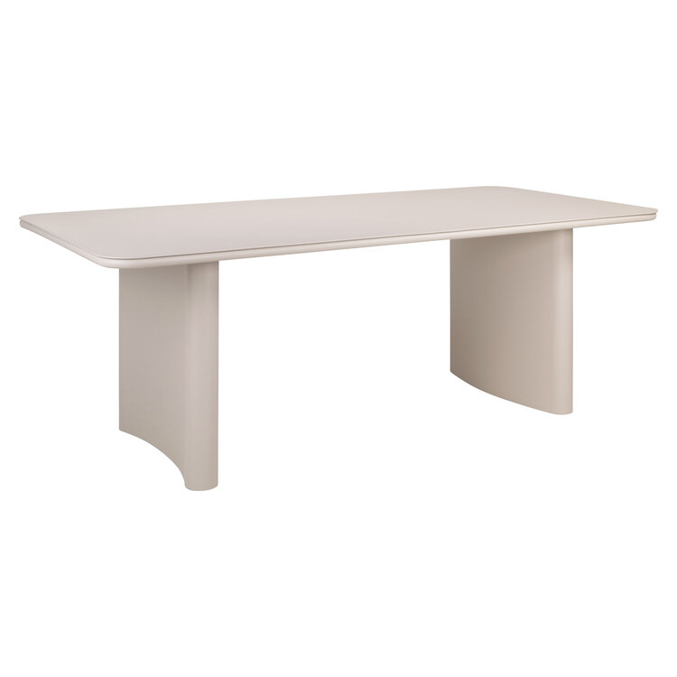 Richmond Interiors Outdoor eettafel Senza Light Beige 220 cm
