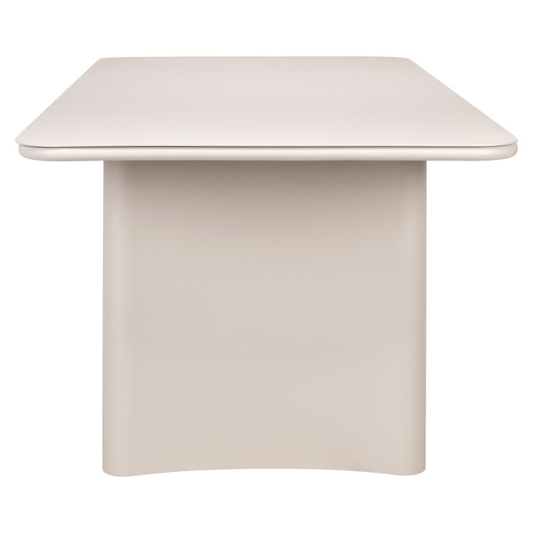 Richmond Interiors Outdoor eettafel Senza Light Beige 220 cm