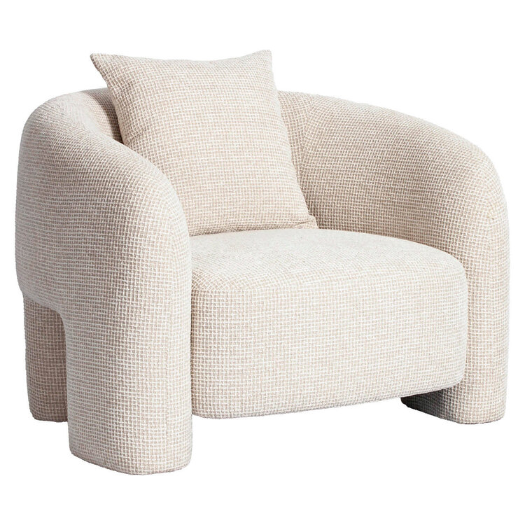 Richmond Interiors Lounge fauteuil Tuscany beige blockweave