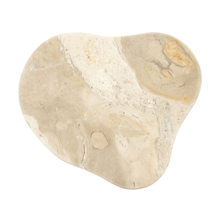 By-Boo Onderzetter Coaster Marrone marmer set van 4