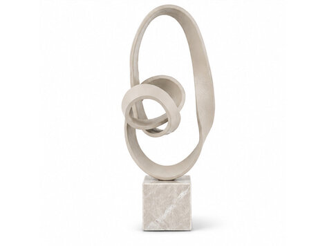 Bombyxx Ornament Paros Sand Marmer Voet Medium