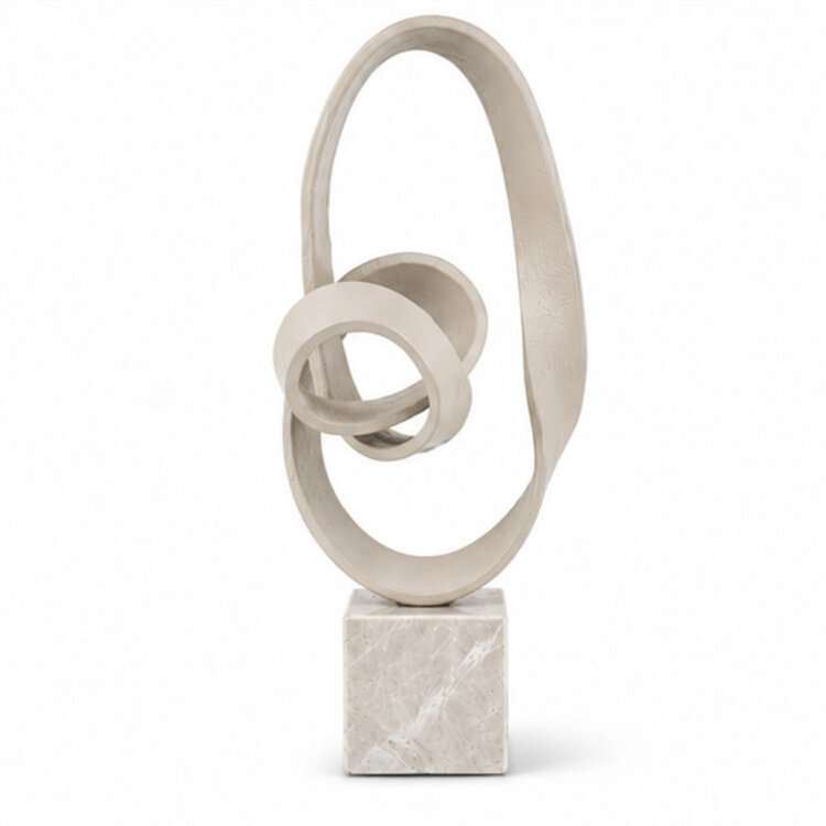 Bombyxx Ornament Paros Sand Marmer Voet Medium