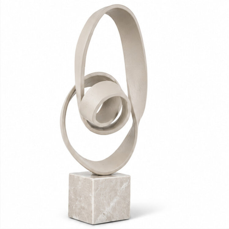 Bombyxx Ornament Paros Sand Marmer Voet Medium
