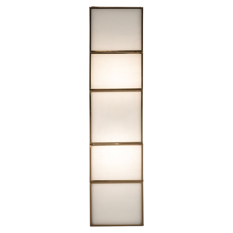 Richmond Interiors Wandlamp Livia Brass Antique Groot