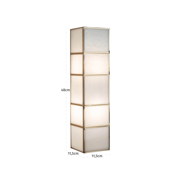 Richmond Interiors Wandlamp Livia Brass Antique Groot