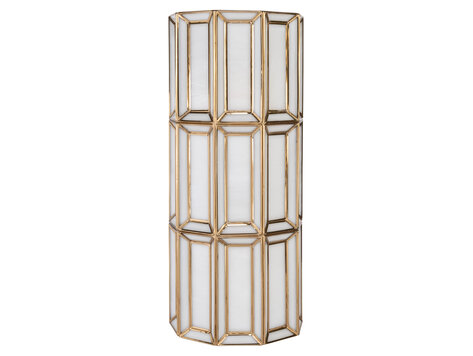 Richmond Interiors Wandlamp Opal Brass Antique