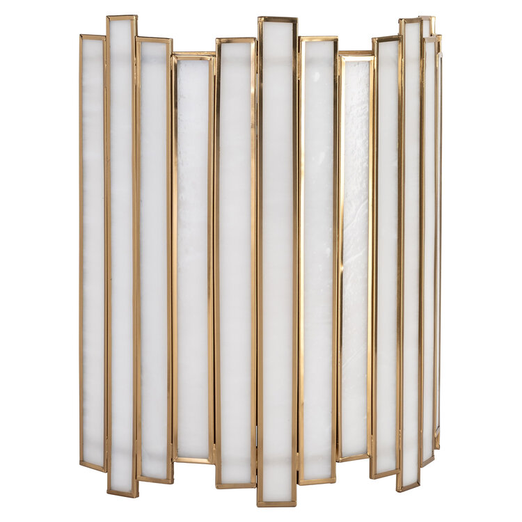 Richmond Interiors Wandlamp Lima Brass Antique