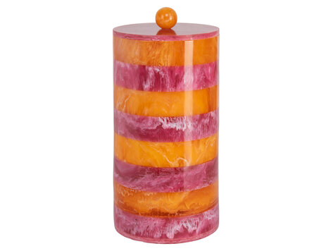 Richmond Interiors Opbergpot Lilybelle Pink Orange groot