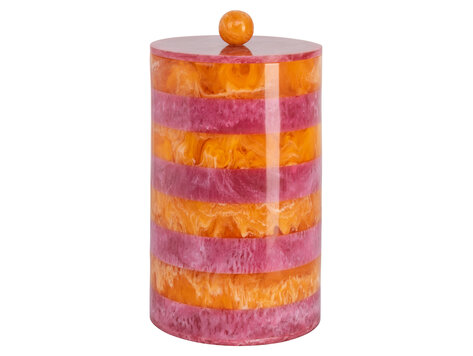 Richmond Interiors Opbergpot Lilybelle Pink Orange klein