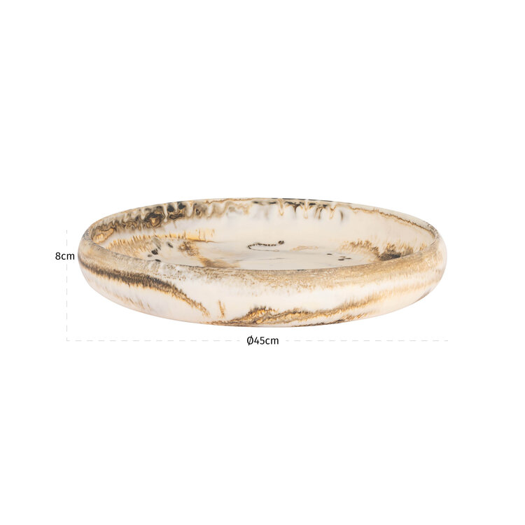 Richmond Interiors Schaal Daisy beige