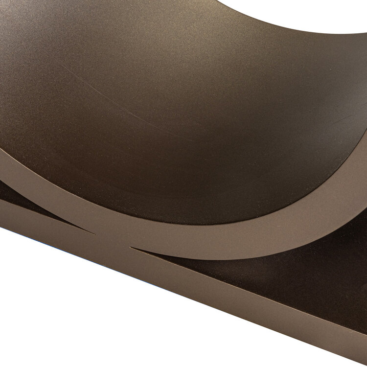 Richmond Interiors Eettafel Windsor Walnut Walnoot Fineer Brass 230 cm