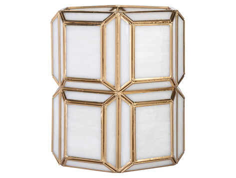 Richmond Interiors Windlicht Ariana brass antique klein