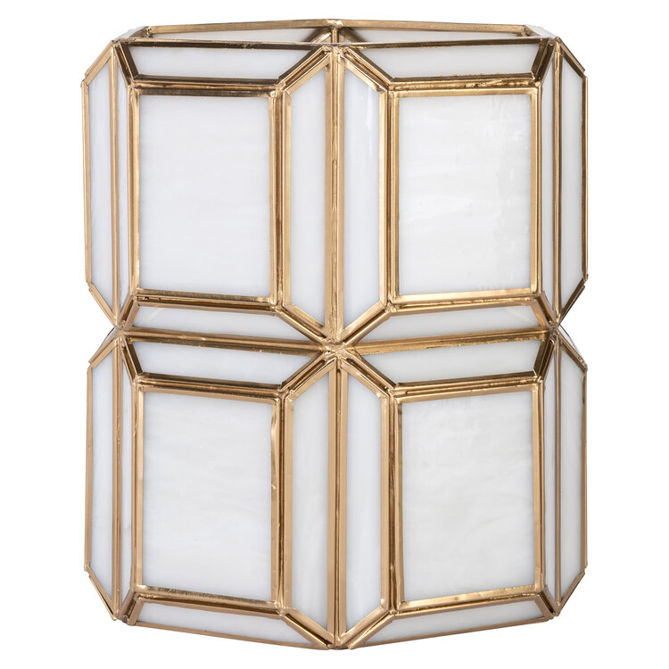 Richmond Interiors Windlicht Ariana brass antique klein