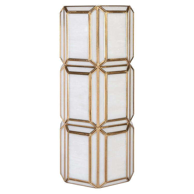 Richmond Interiors Windlicht Emilia brass antique groot