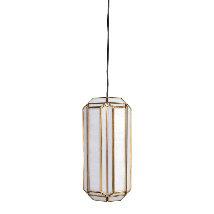 Richmond Interiors Hanglamp Elona brass antique