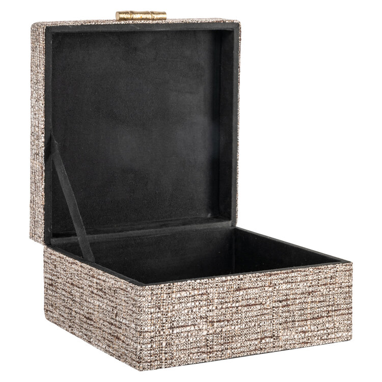 Richmond Interiors Opbergdoos Chalenny Brown groot
