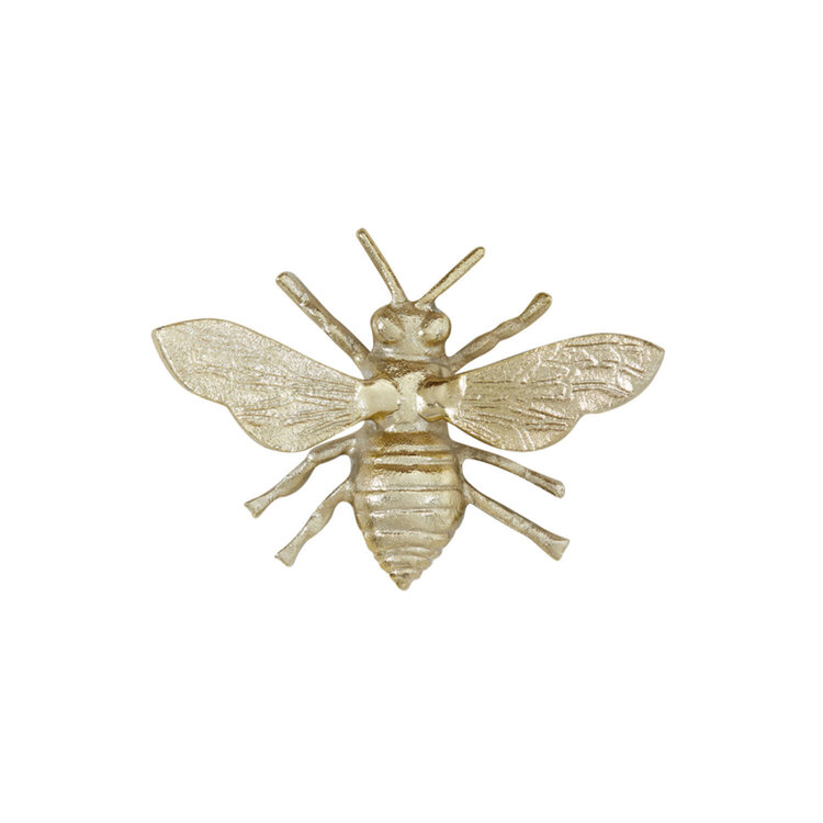 Ornament Bee glanzend goud