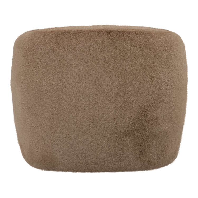 PTMD Collection Aphrodite Mocca Fauteuil faux fur