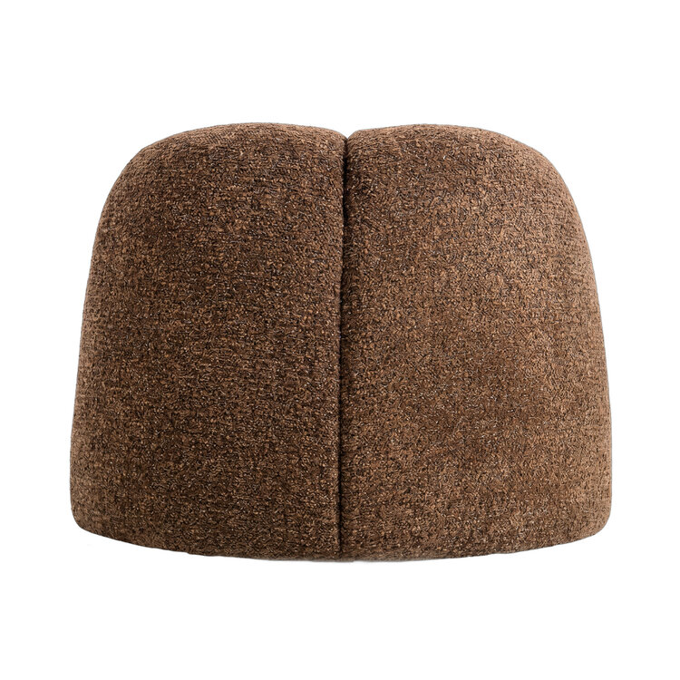 PTMD Collection Arco Brown Fauteuil rond miami