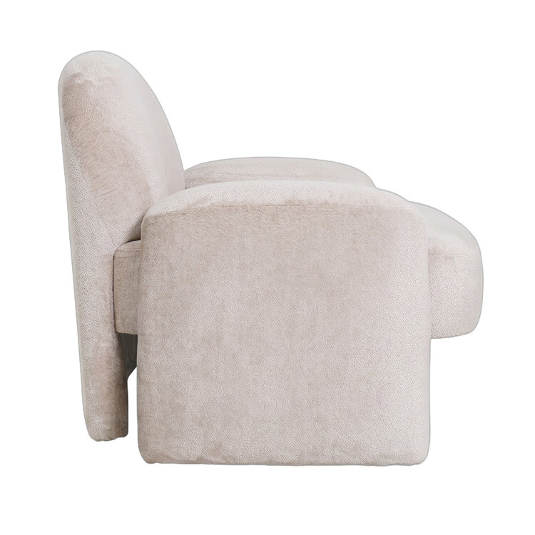 PTMD Collection Beni Cream Loungestoel Fauteuil aphrodite