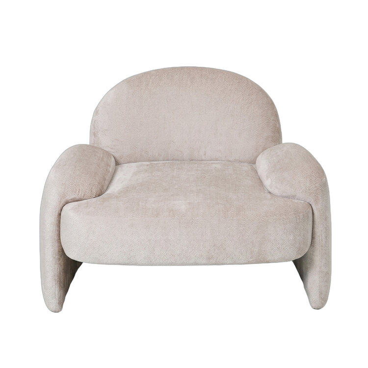 PTMD Collection Beni Cream Loungestoel Fauteuil aphrodite