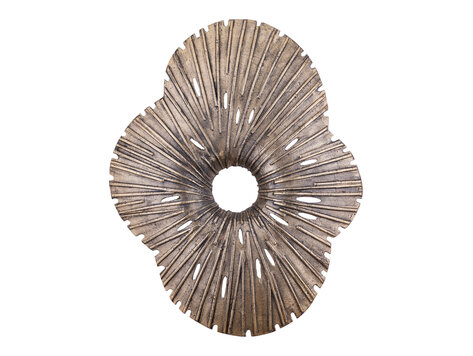 PTMD Collection Vija Gold wandpaneel aluminium organisch open Large
